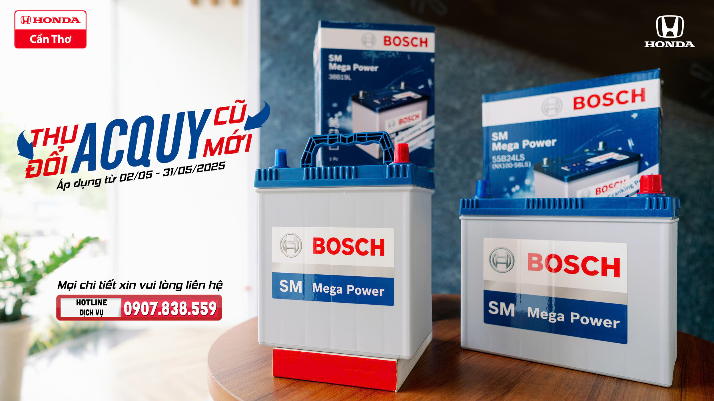 THÁNG 5 – ĐỔI MỚI NĂNG LƯỢNG, CHẠM MỐC AN TÂM! THU ẮC QUY CŨ – ĐỔI ẮC QUY MỚI
