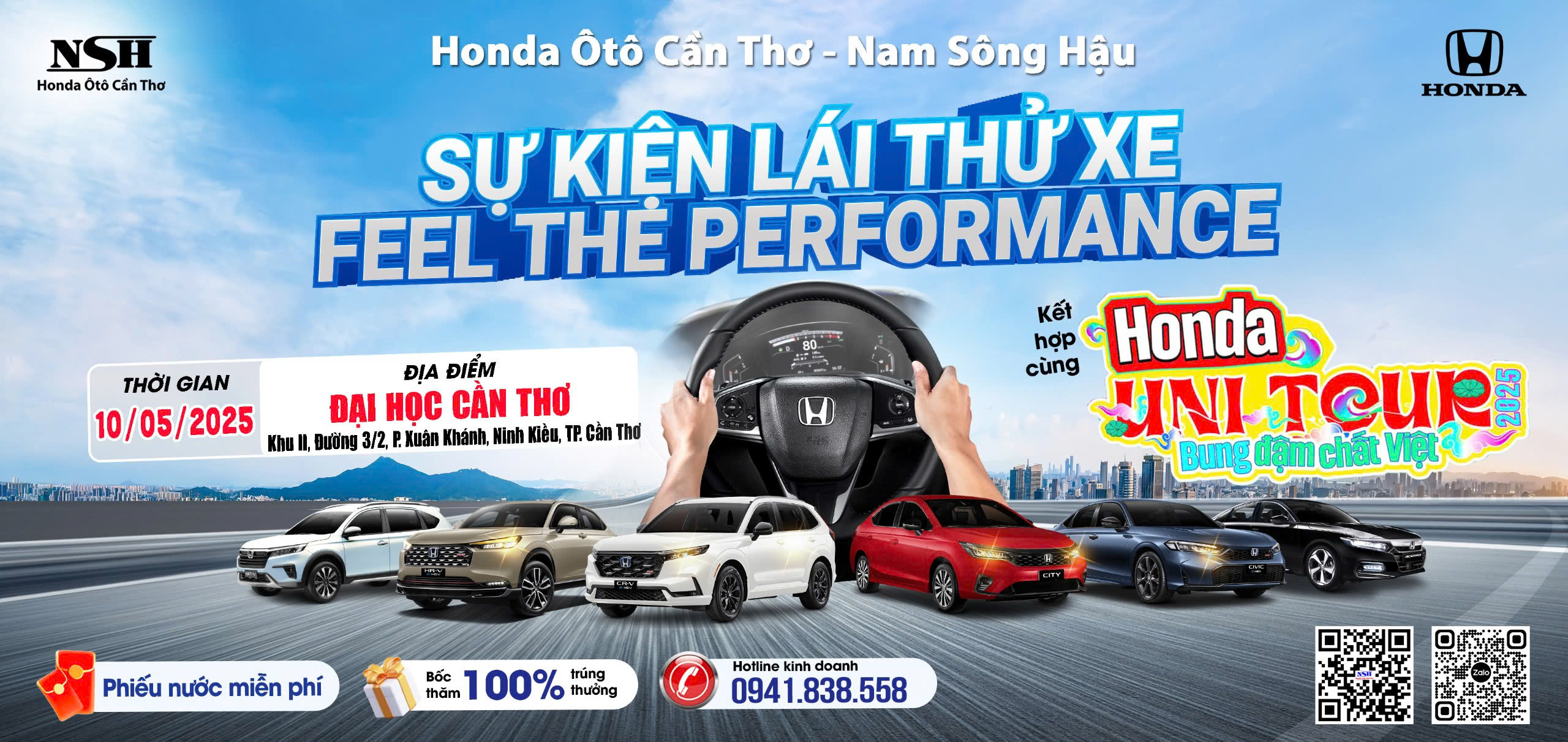 FEEL THE PERFORMANCE : Trải nghiệm cảm giác vận hành vượt trội tại Q. Ninh Kiều, TP. Cần Thơ [10.05.2025]