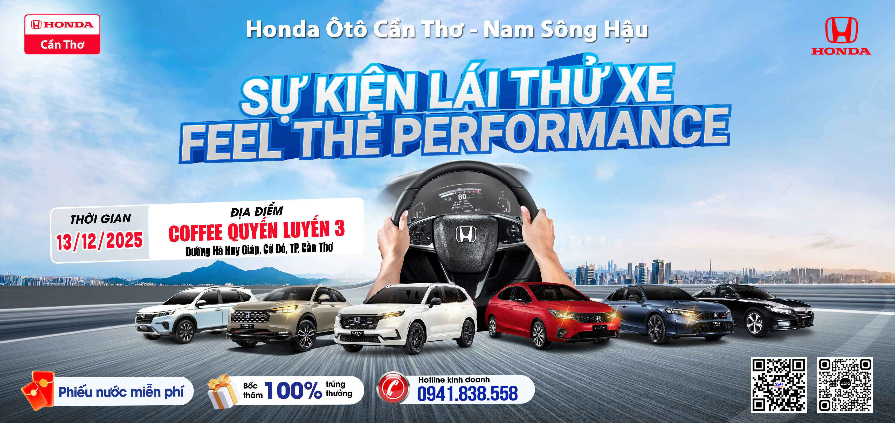 FEEL THE PERFORMANCE : Trải nghiệm cảm giác vận hành vượt trội tại Cờ Đỏ, TP. Cần Thơ [ 13/12/2025]