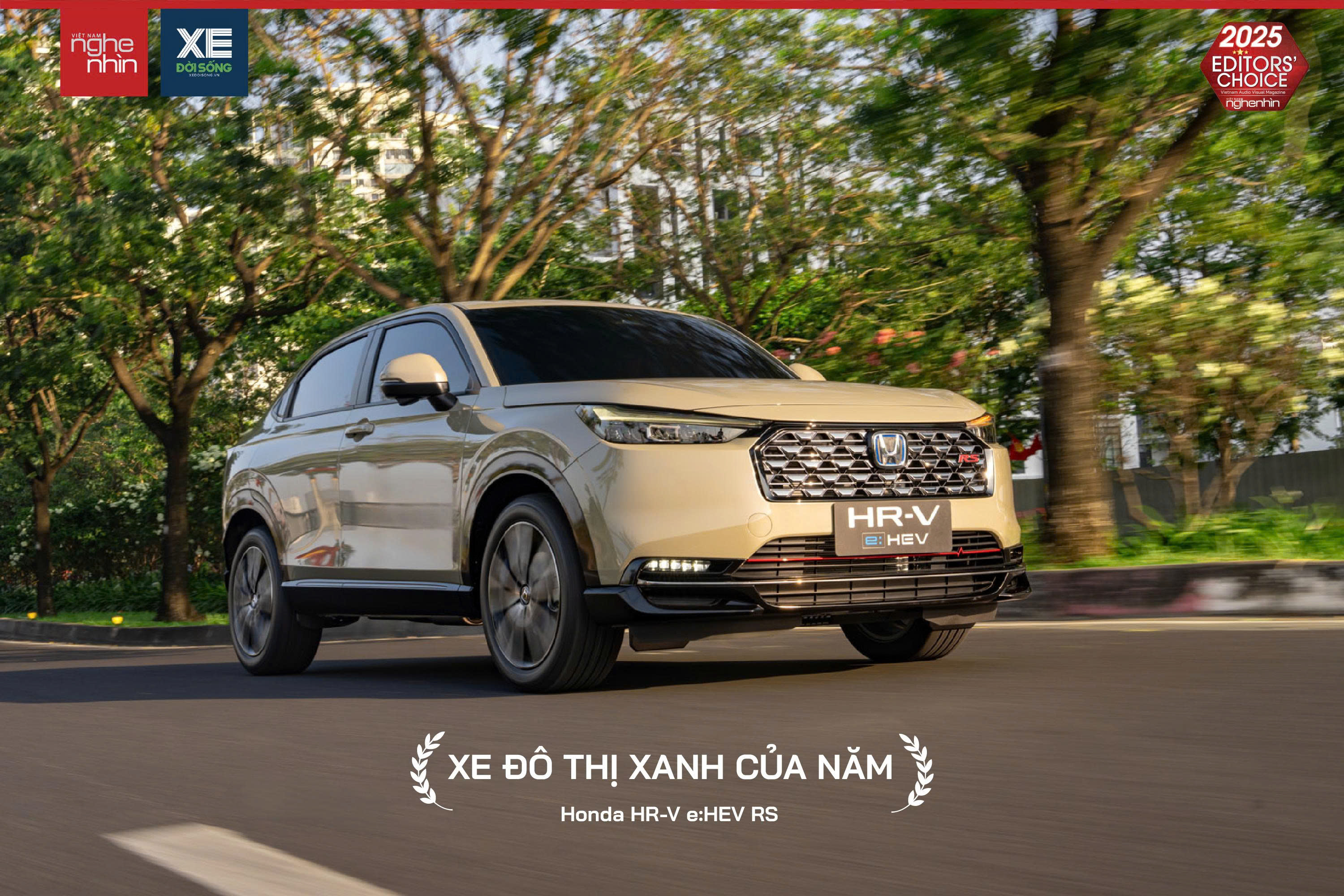 Honda HR-V e:HEV RS nhận Danh hiệu “Xe đô thị xanh của năm” tại Lễ công bố Danh hiệu “Xe của năm 2025” do tạp chí Nghe nhìn Việt Nam kết hợp Xe đời sống tổ chức