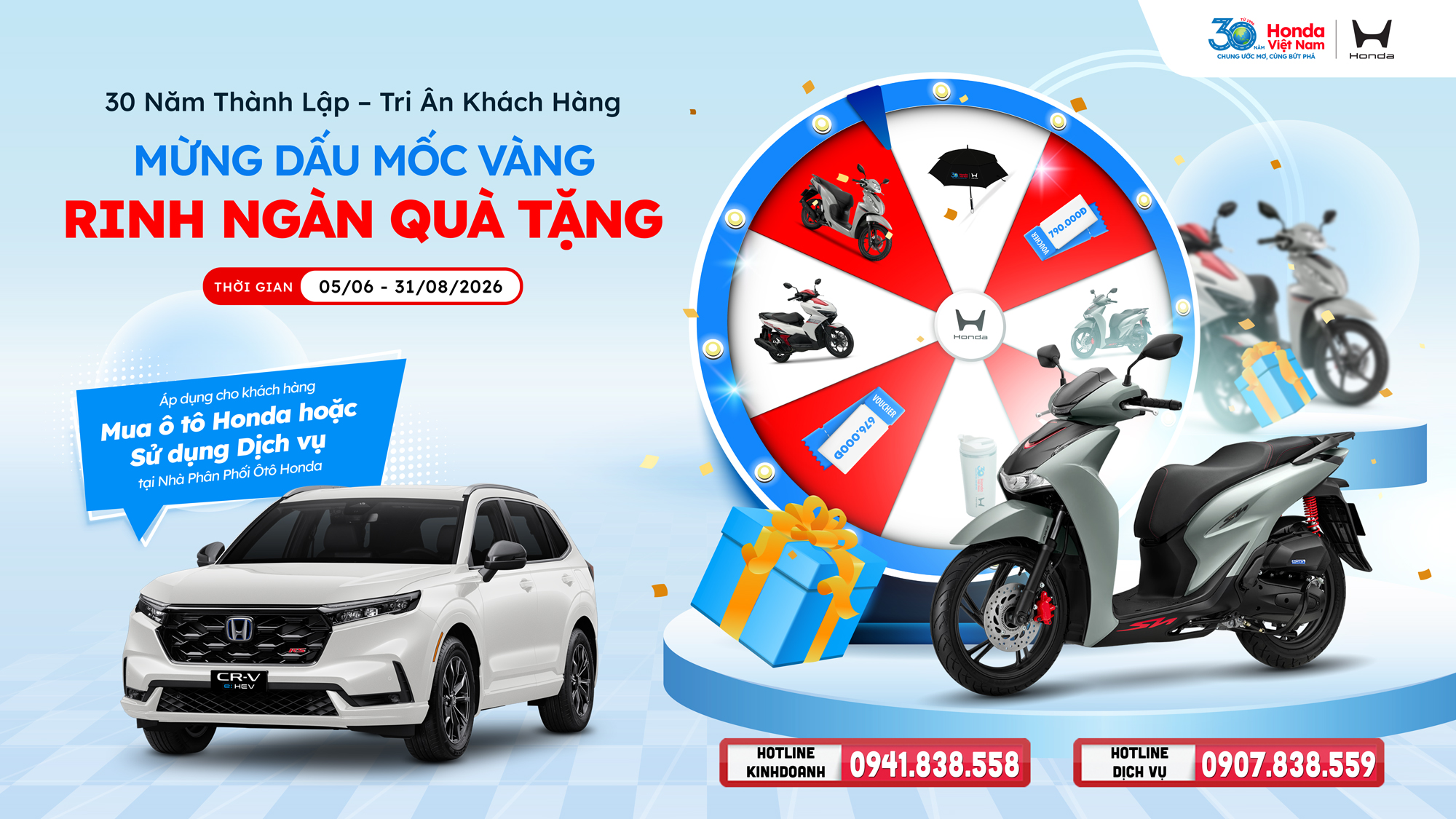 MỪNG DẤU MỐC VÀNG – RINH NGÀN QUÀ TẶNG